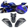 HUANGCJ For YZF-R7 YZF R7 YZF R7 2025 Side Drivstofftank Pad Beskytter Klistremerke