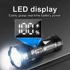Leistungsstarke Taschenlampe mit 7 Lampenperlen Super Taktisches Licht mit COB Seitenlicht Campinglaterne Wiederaufladbare LED Taschenlampe