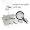 TR30 Degree Screw Thread Gauge Gage Measuring Tool Grinding Stainless Steel Welding Feeler Gage