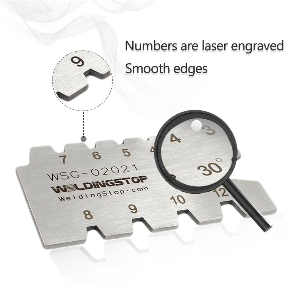 TR30 Degree Screw Thread Gauge Gage Measuring Tool Grinding Stainless Steel Welding Feeler Gage