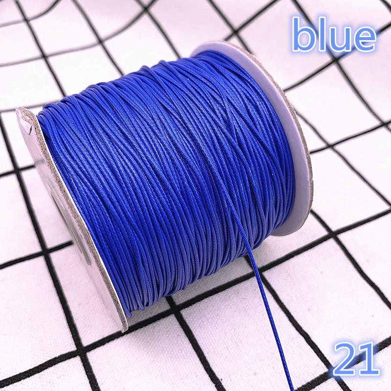 0.5 0.8 1.0 1.5 2.0mm Waxed  Cord Waxed Thread Cord String Strap Necklace Rope Bead DIY Jewelry Making for Bracelet