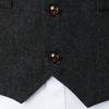 Men's European Medieval Retro V-Neck Business Casual Vest
