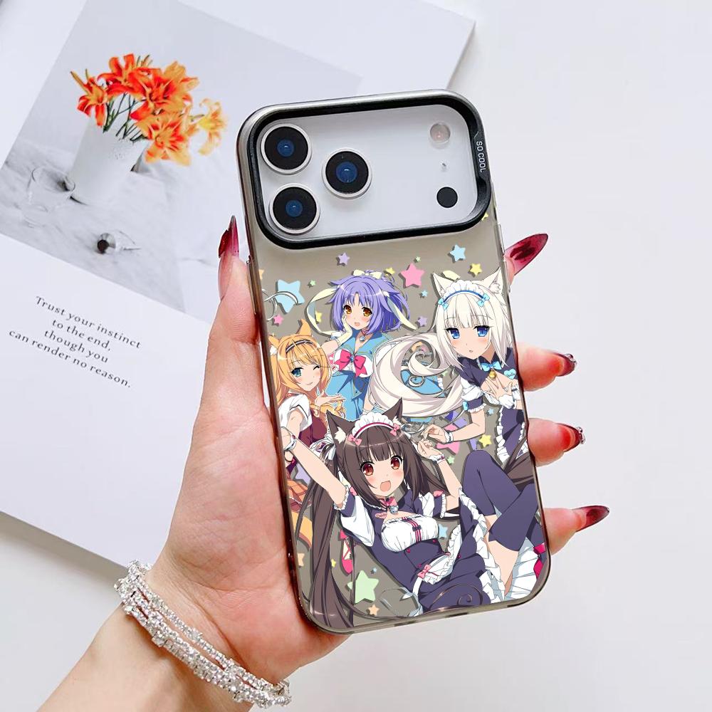 Colorful Anime Design Full Protective Soft Case For iPhone 15 16 17 16E 17E 14 13 12 11 Pro Max