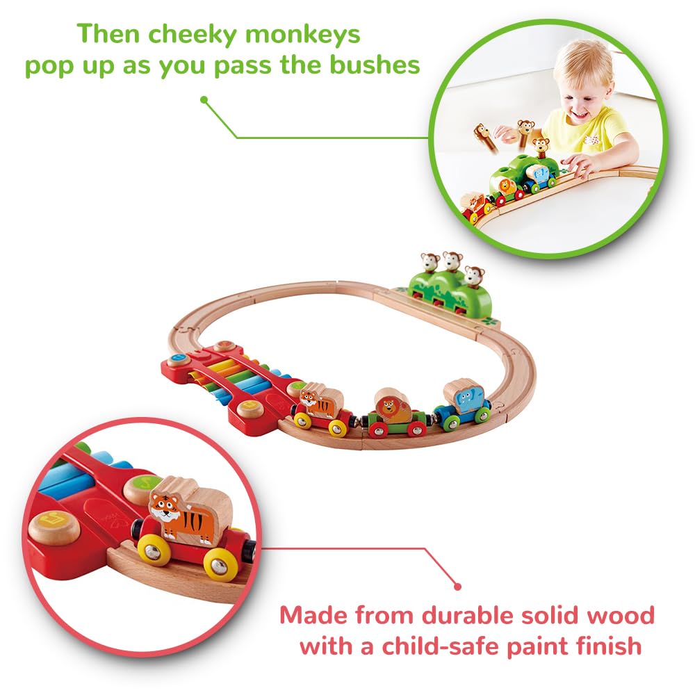 Hape Sound Rail and Monkey Set E3825 Pop-up