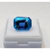 Stunning Natural Pitambari Sapphire Bi-Color 12+ Ct Emerald Cut Loose Gemstone