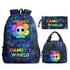 Sac d'étudiant Sac à crayons décontracté Sac à lunch Impression personnalisée Dandy'S World Around