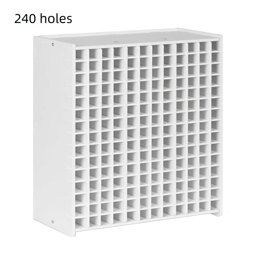 New PVC Art Marker Rack 72/120/180/240 Grids Large Capacity Marker Pen Holder Multi Slots Mark Pen Storage Box Art Tools