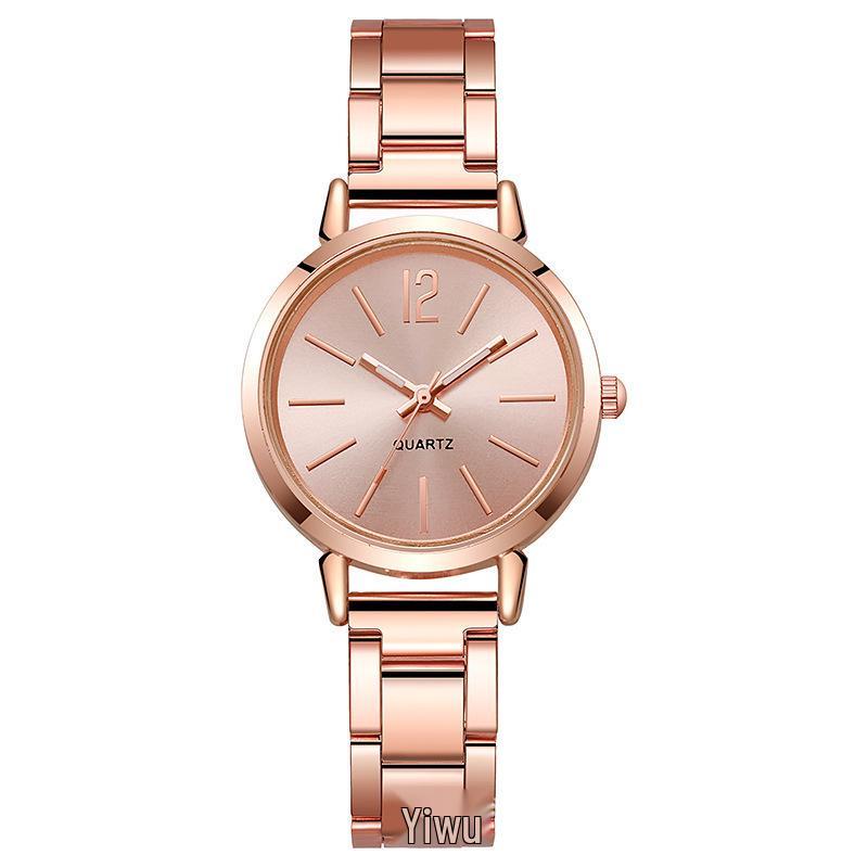 Fashionable Trendy Women's Digital Roman Dial Steel Band Watch
