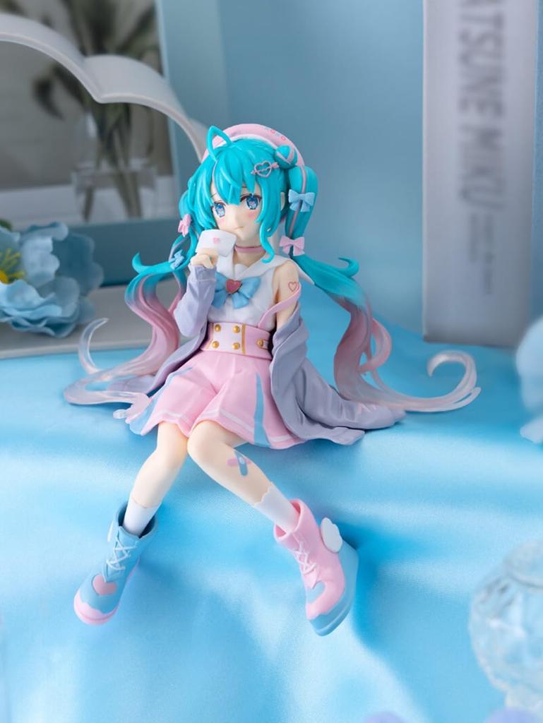 Hatsune Miku Noodle Stopper Figure Koisuru Sailor Suit Gray Ver.