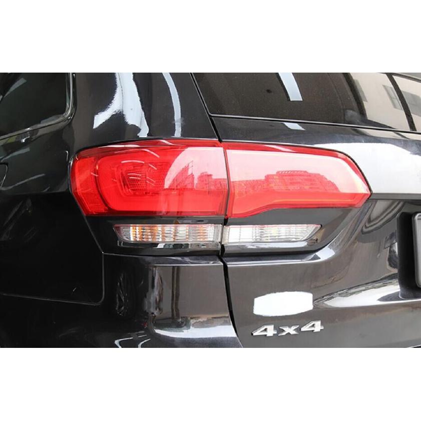 Car Rear Tail Light Lamp Guard Cover Trim Bezel for Jeep Grand Cherokee 2014 2015 2016 2017 2018   Exterior