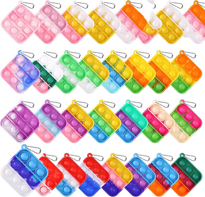 Rat Exterminator Mini Keychain Pendant Backpack Pendant Finger Bubble Music Decompression Toys Fidgettoys