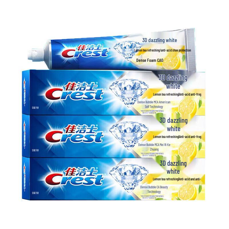 

Crest 3D White Lemon Tea Fresh Toothpaste (3x120g)