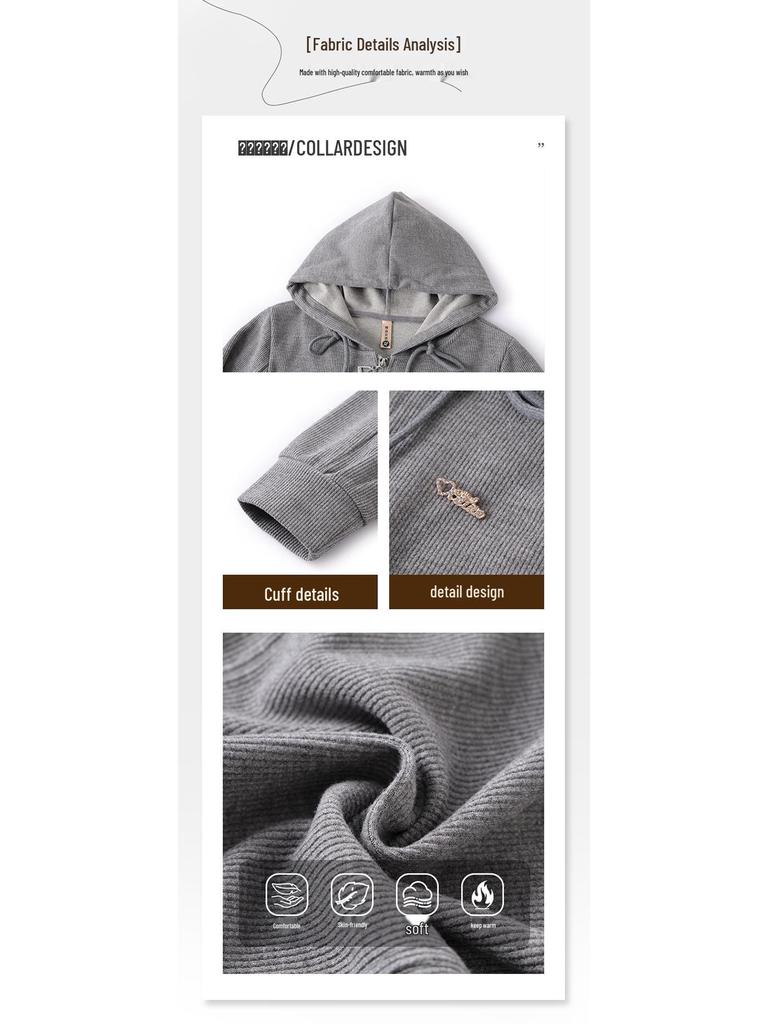 Damen Hoody Sportswear Set gegen das Altern - Lässige Frühjahrs-/Herbstmode für Mütter mittleren Alters und ältere Mütter