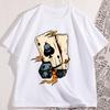 Mens Casual Printed Tshirt Complex Skull and Mechanical Cotton T Shirt Round Neck Short Sleeve Fashion Pattern Tshirt Clothes