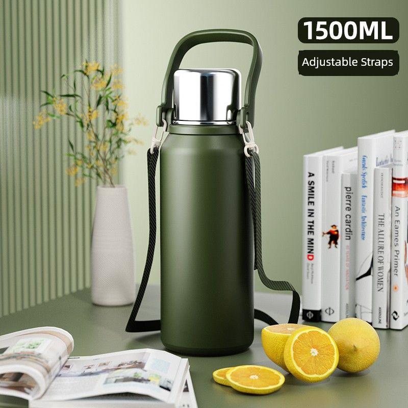 Thermos Cup, Travel Kettle, Tea Cup, Portable for Adults, Can Be Carried on the Body, Can Be Hung on the Body, and Can Be Used as a Water Bottle