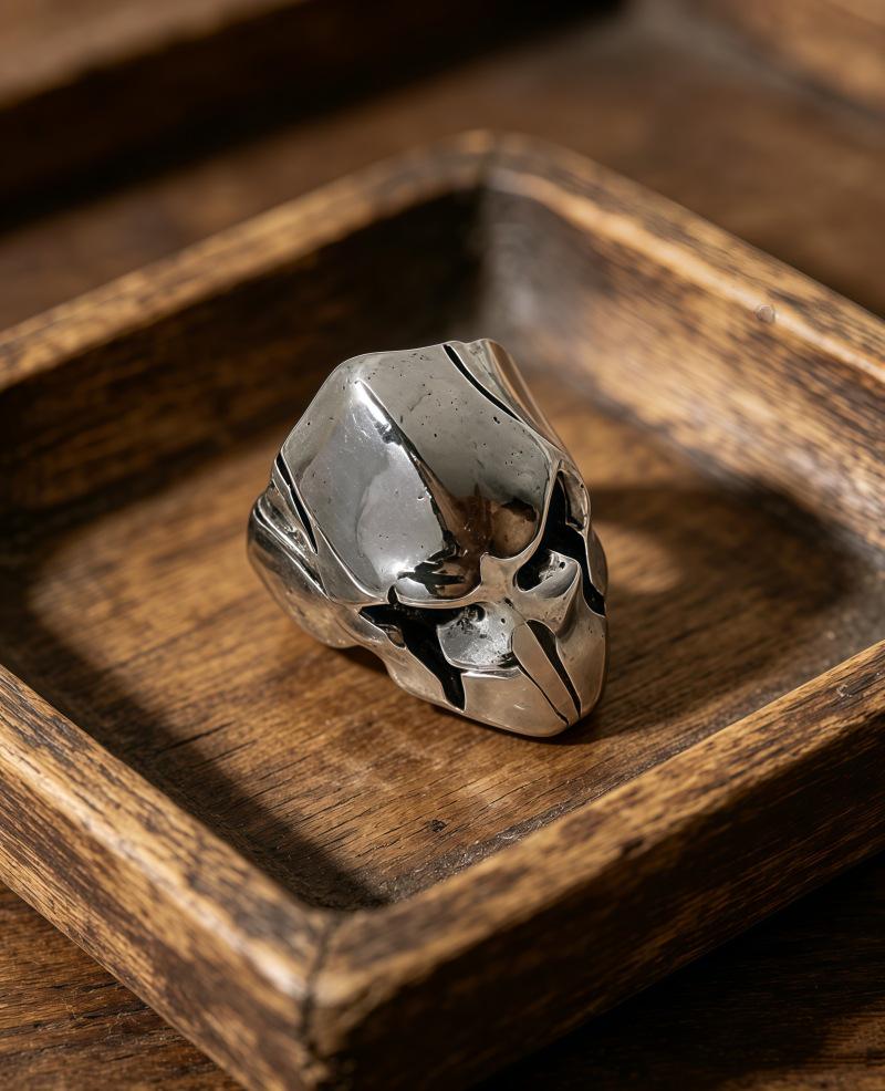 Men's Retro Demon Eye Punk Ring – Stylish, Single Finger, Personality Jewelry for Boys