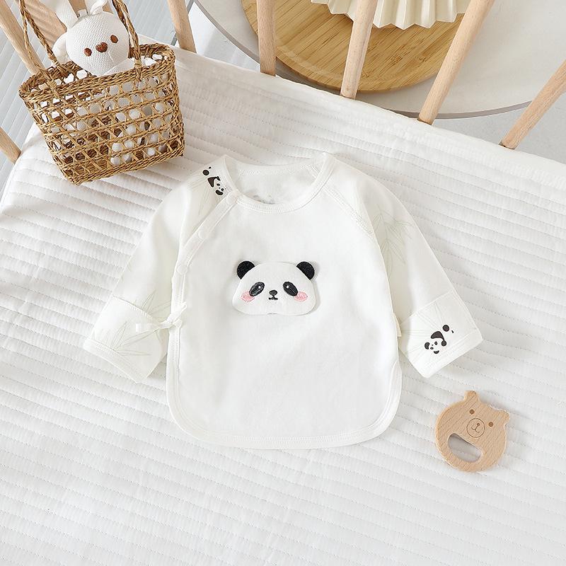 

Костюм монаха для младенца из чистого хлопка - Топ для младенца без косточек на весну/осень 59cm