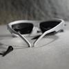 Stylish Metal Rivet Studded Sunglasses UV400 Protection Comfortable PC Frame Eyewear For Outdoor Fashion And Daily Use