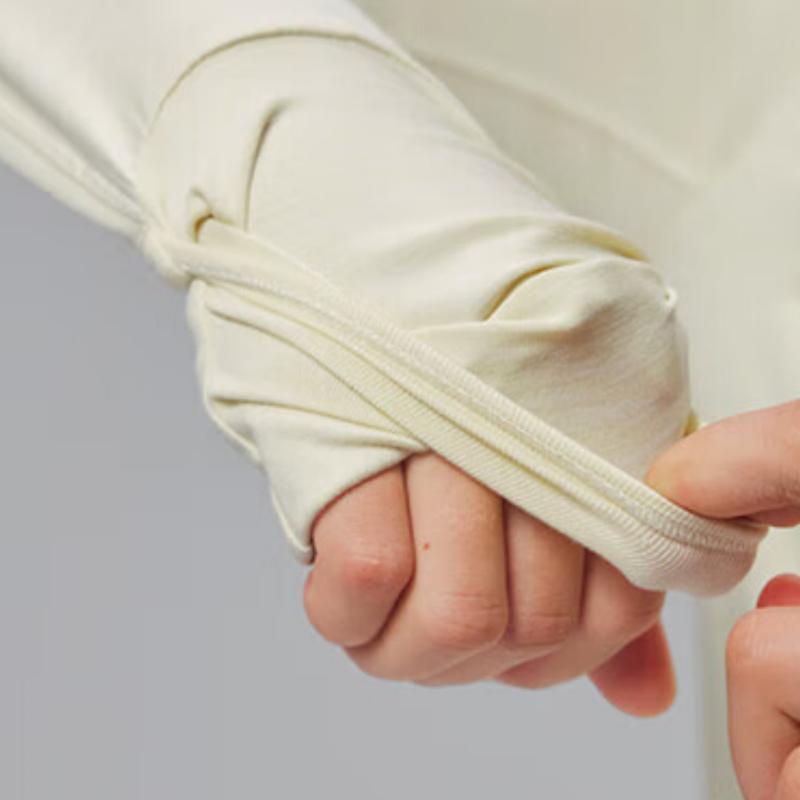 SAUCONY Comfortable Skin-Friendly Casual Solid Color Simple Sweatshirt Women Tops Antique-White SA1259HZ01T-WT025