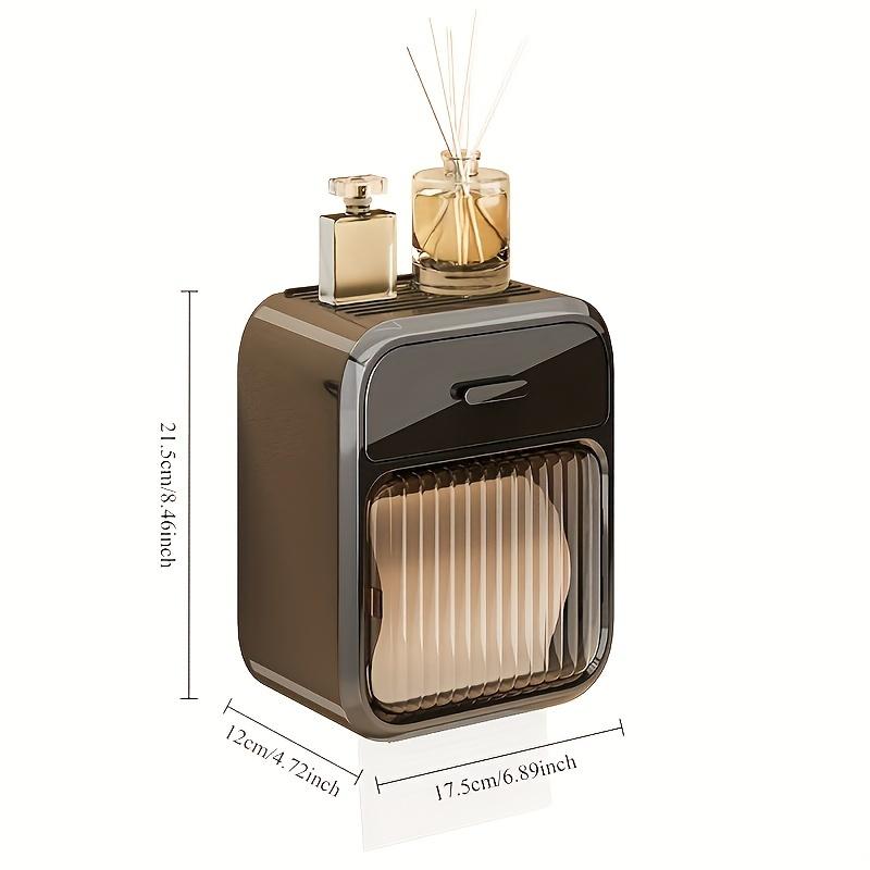 Tuvalet Kağıdı Kutusu Tuvalet Kağıdı Rulosu Saklama Rafı Banyo Rulo Peçete Tutucu Duvara Monte Peçete Kutuları Banyo Aksesuarları