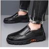 FashionBritish Platform Leather Shoes for Men Fashion Casual Men Driving Shoes Spring Autumn Designer Solid Color Light Loafers Male