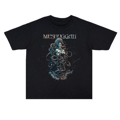 2025 Léto Metal Rock Meshuggah Kapela Potisk Bavlna Pánské a Dámské Tričko Vysoká Kvalita Krátký Rukáv Pánské Tričko