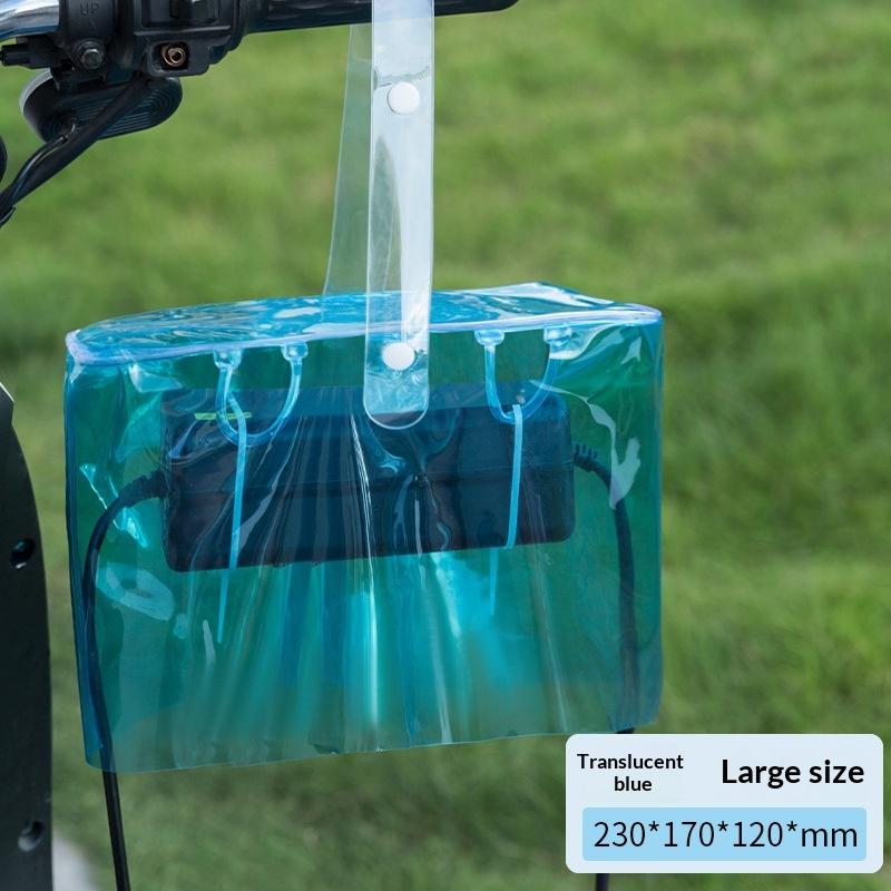 1PCS Electric Motorbike Charger Rain Sleeve Cover Bag EV Car Charger Waterproof Bag Versatile Outdoor Plug Dustproof Protector