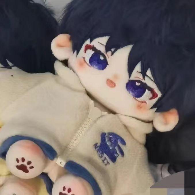 Genuine Genshin Impact Plush Toys 20cm Scaramouche Wanderer Plushie Dolls Figure Decor Soft Stuffed Dress Up Children Toys Gifts