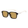 Square pearl sunglasses, new European and American fashion trend sunglasses, advanced sense and thin sunglasses, women
