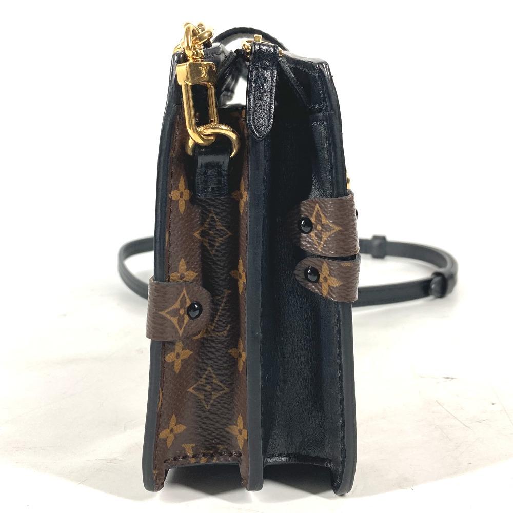 Louis Vuitton M43596 Monogram reverse Trunk Clutch 2WAY Pochette Shoulder Bag