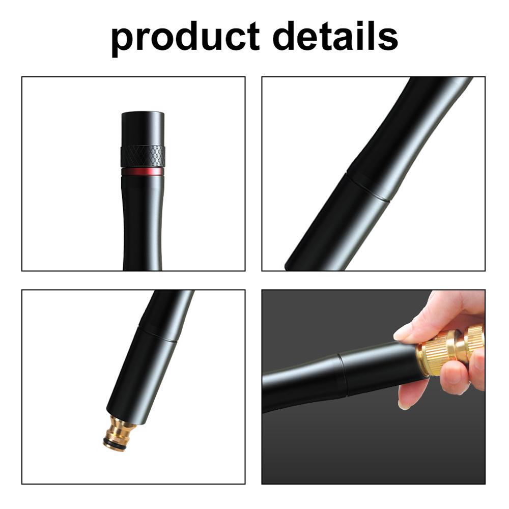 Alloy High-pressure Agricultural Car Wash Tool Garden Irrigation Sprinkler Three Watering Modes