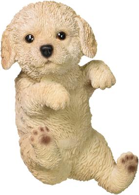 Toyosekisou Dog Ornament (Poodle) 14203 Beige, Approx. 10.5 X 10.5 X 20.5 Cm