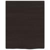 VidaXL Bathroom Countertop Dark Grey 40x50x2 Cm Treated Wood 3156191