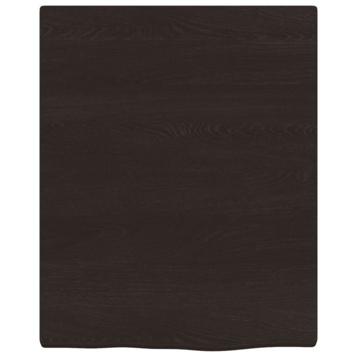 VidaXL Bathroom Countertop Dark Grey 40x50x2 Cm Treated Wood 3156191