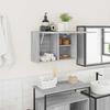 VidaXL Wall-mounted Bathroom Cabinet Sonoma Grey 60x25x40cm Engineered Wood 860072
