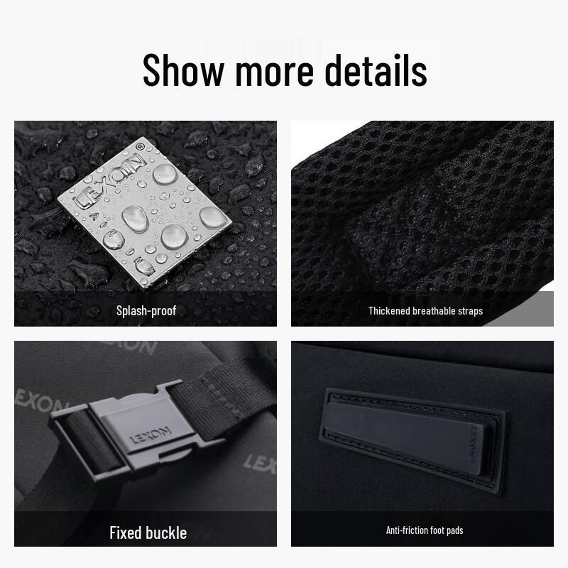 Zaino Business per Laptop da Uomo LEXON 15,6-16 Pollici