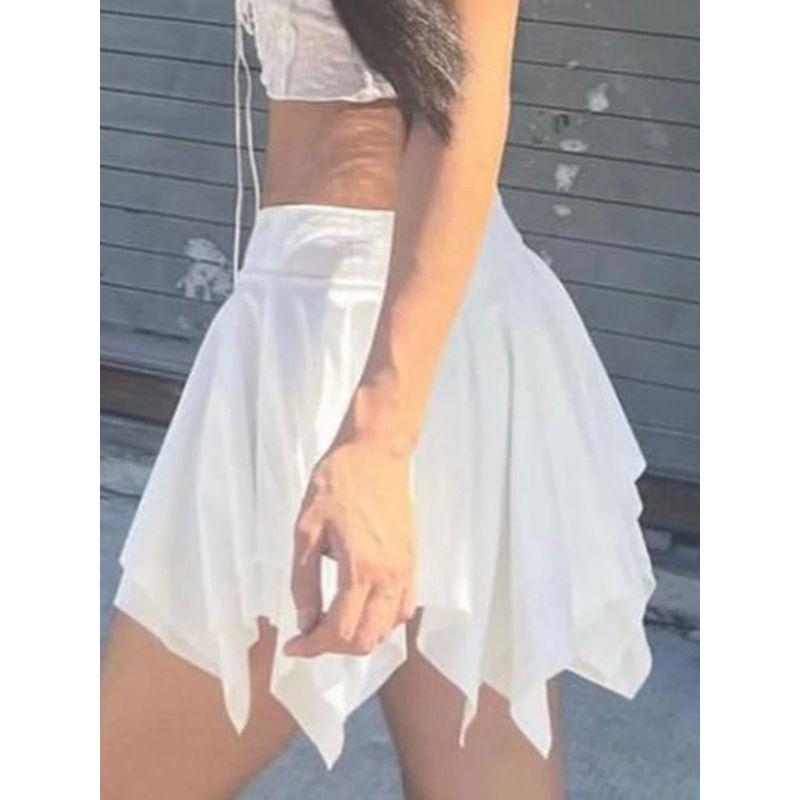 Solid Color Low Waisted Slim Fit Skirt Solid Color Low Waist Silm Skirt