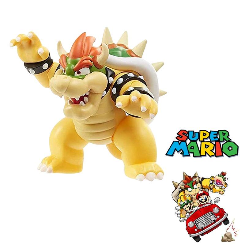 Super Mario Bowser Pvc Figure Toy 10cm Height Cartoon Collectible Model