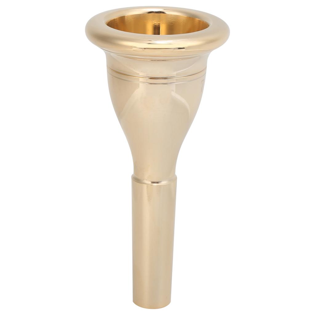 Tuba Horn Mouthpiece 13.3mm Bass Durable Copper Musical Instrument Tool AccessoryGold