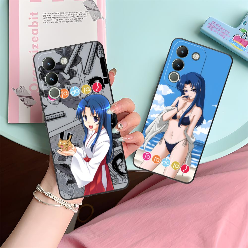 Toradora Kawashima Mobile Phone Case for VIVO V60 V50 V40 V30 V29 V27 V25 V23 Pro Lite 5G Colorful Printing Cover Luxury Cover