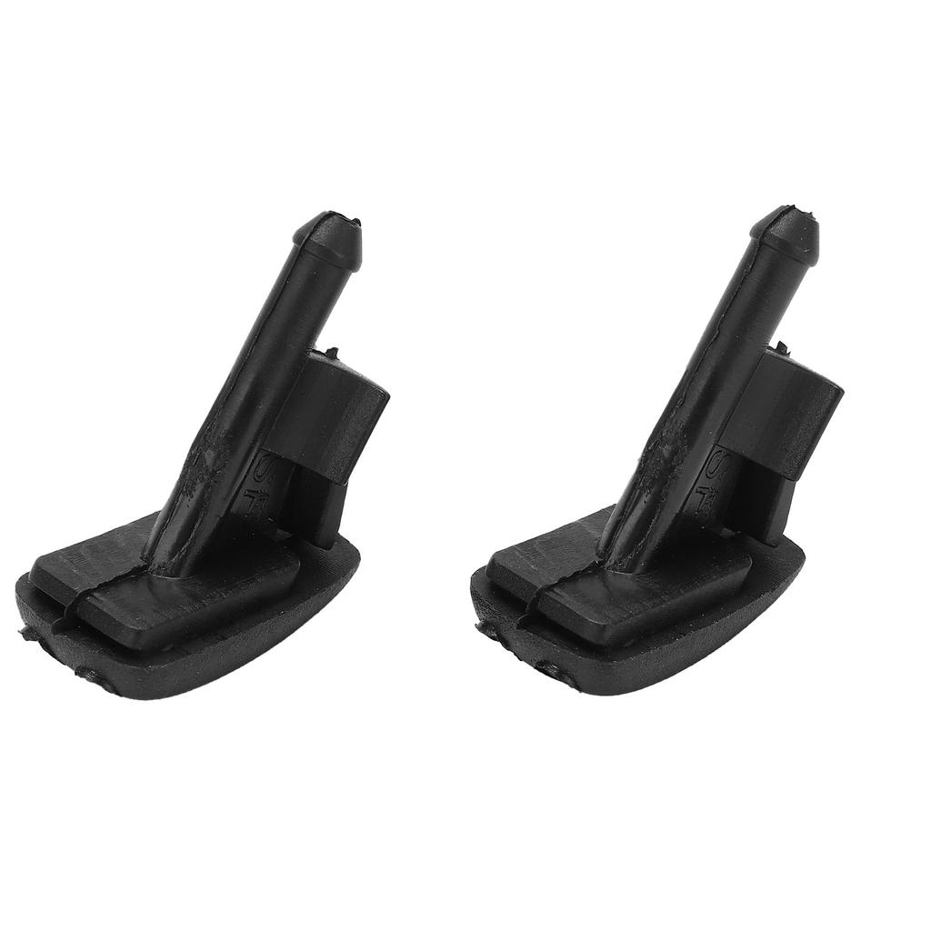 2pcs Windshield Washer Spray Jet Nozzle 61601384859 Black ABS Replacement for 318i 1992?1999