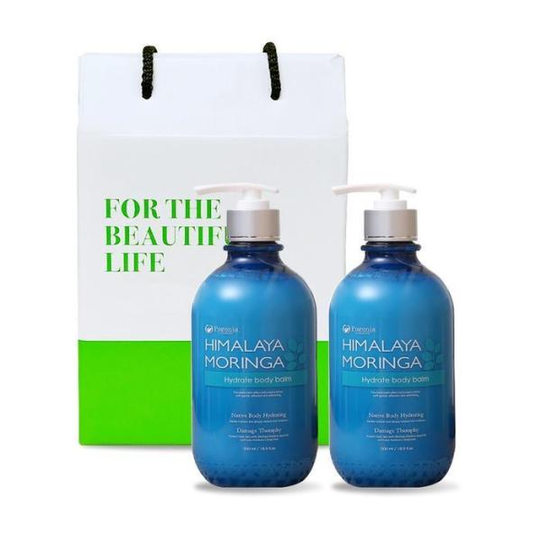 

Himalaya Moringa Hydrate Body Balm Lotion 500ml x 2 Body Gift Set (12457110)