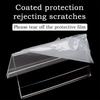 10pcs Transparent Acrylic V-Shaped Place Cards 3.15x5.9inch for Weddings Events and Conferences 1.2mm Thick Reusable Table Decor