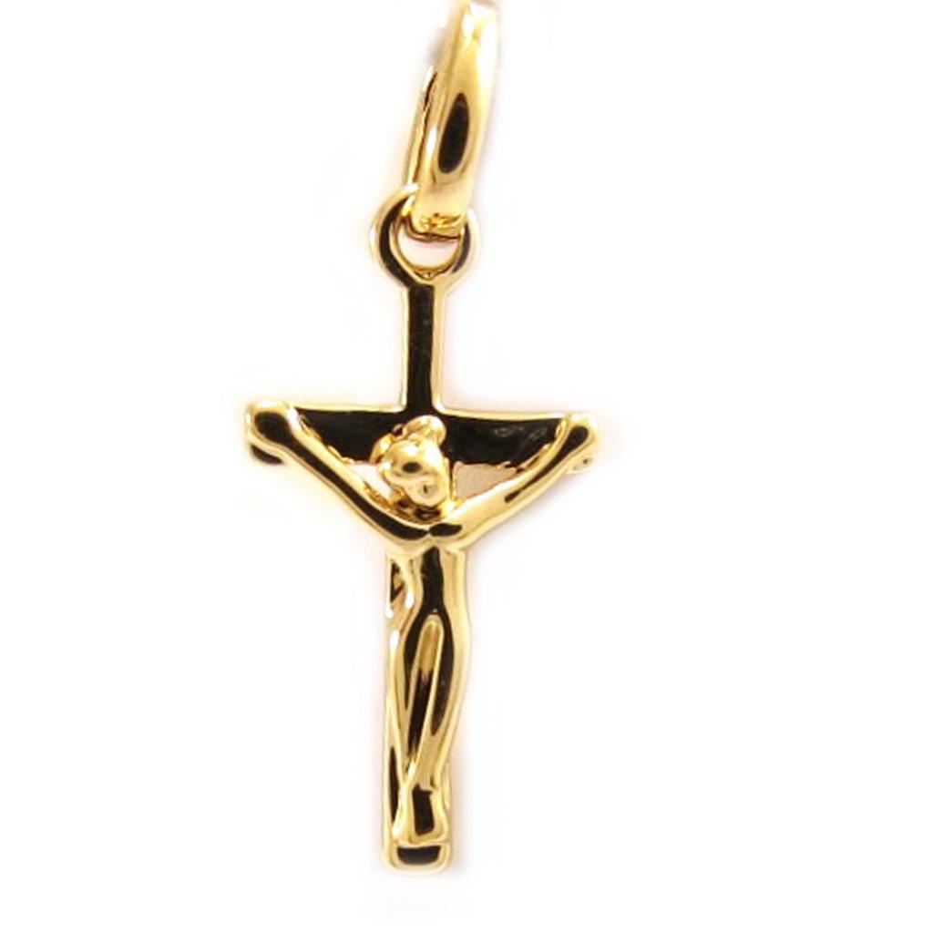 Les Trésors De Lily [L4373] - Pandantiv „Crucifix” placat cu aur