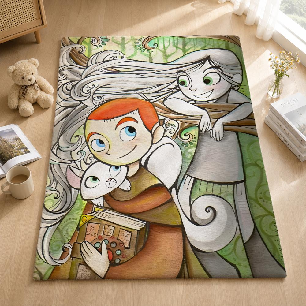 Animation T-Thesecretofkells Throw Blankets Soft Warm Flannel Blanket Bedding For Bed Living Room Home Sofa