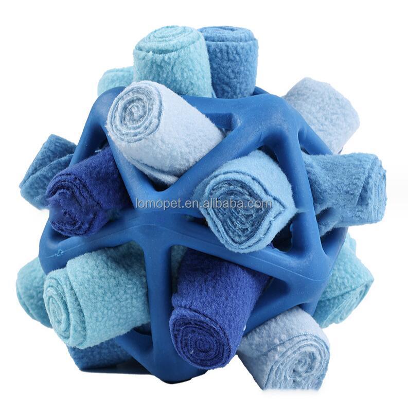 Triangular Pet Puzzle Toy: TPR Hollow Sniffing & Teething Ball for Dogs