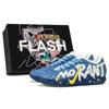 Tênis de Basquete Ja Morant 3 Shock Wave Resistente à Abrasão Cano Baixo Masculino Azul Branco HF2794-100(Team296--S-BOX)
