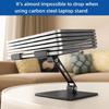 Foldable Tablets Bracket Stand Portable Laptop Bracket Heat Dissipation 180 Degree Rotatable Adjustable Stand for Lapto