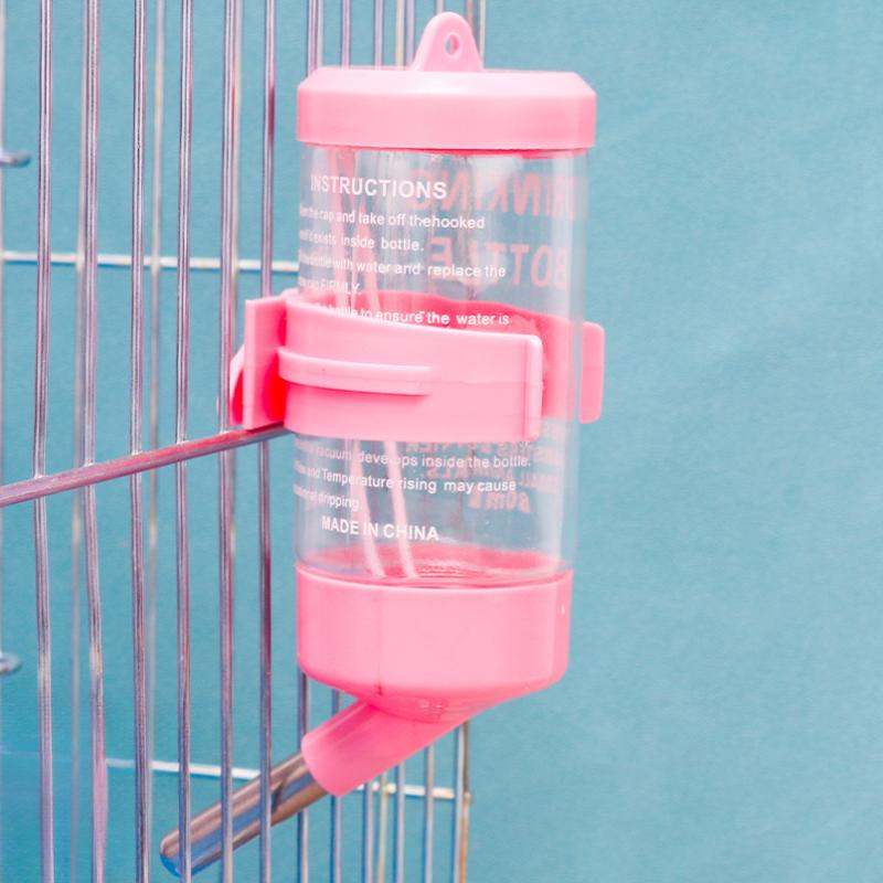 Hamster Small Pets Water Drinking Bottle Plastic Rat Pet Dispenser Feeder Cage Hangable Water Bottle Pet Drinking Fountain