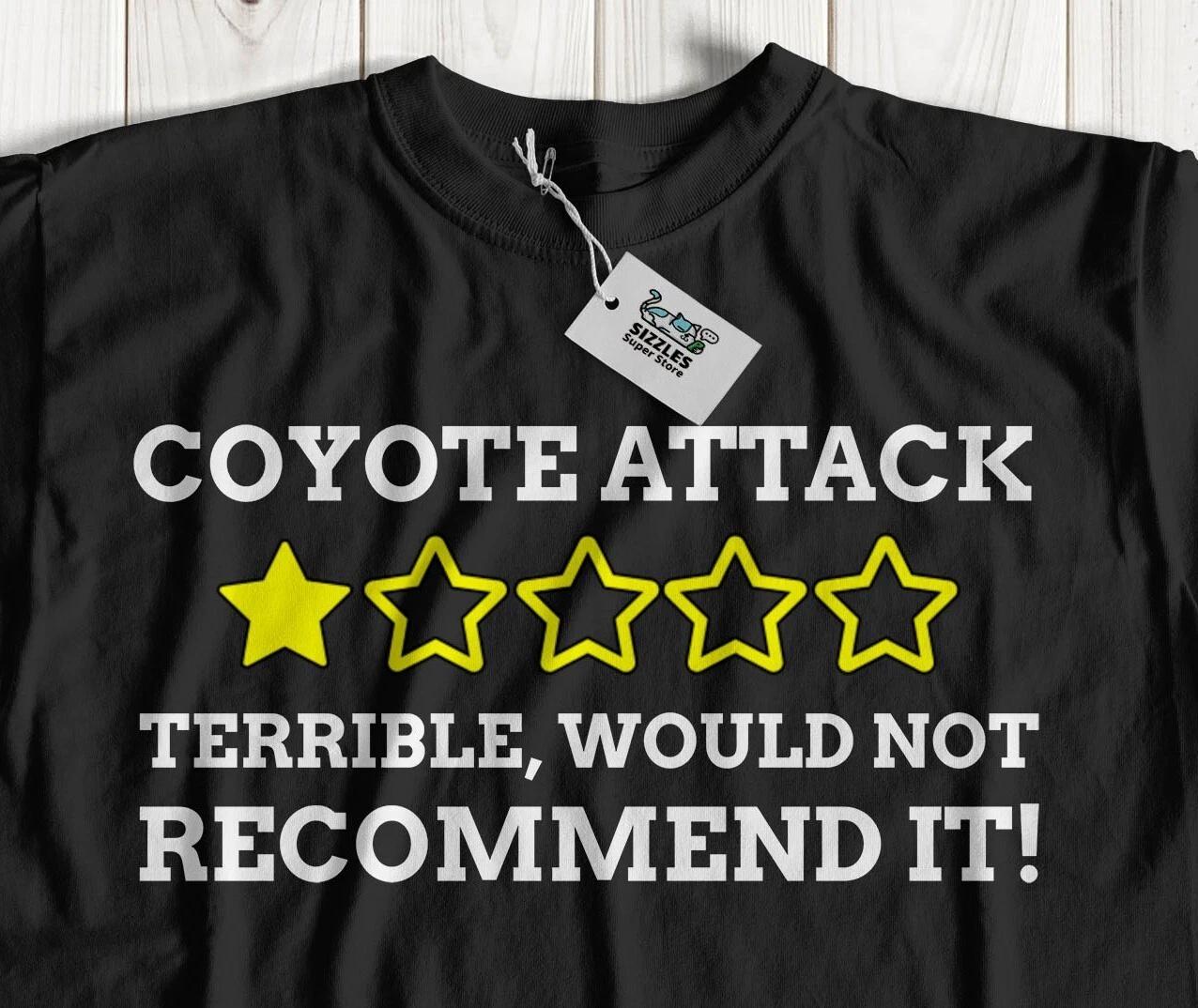

Unisex Funny Coyote T-Shirt American Jackal, Prairie Wolf, Or Brush Wolf Gifts S